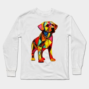 Geometric Dog Long Sleeve T-Shirt